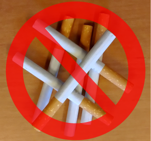 Rechazo de cigarrillos